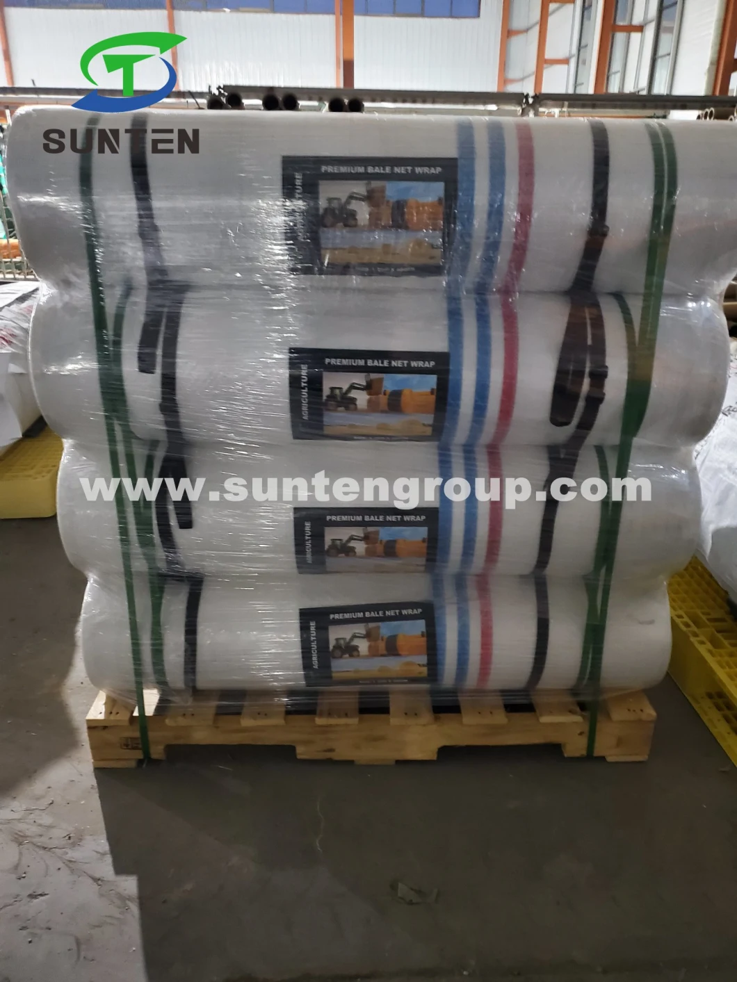 PE/Polyethylene/PP/Plastic/Agricultural White Packing Round Silage/Grass Hay Bale/Bales Net Wrap for Straw, Grain, Corn Stalks, Edible Beans